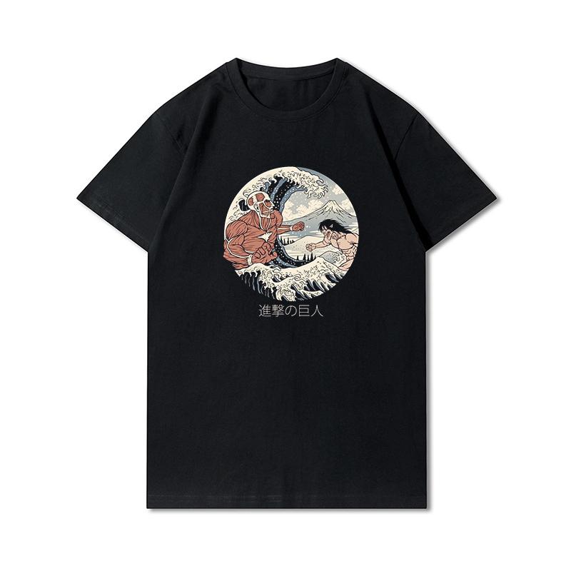 Plus Size Anime Attack On Titan Women's T-shirt Levi·Ackerman Eye Punk Tops Summer Harajuku Loose Gothic Short Sleeves Tshirt