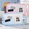Handheld Pen Bag Large Capacity Pencil Pouch Portable Stationery Organizer  Gift