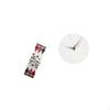 Seasonal Winter Table Runner And Decorative Wall Clock Set for Holiday Home Kitchen Office Study