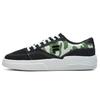 FILA Fusion Casual Comfortable Low-Top Skate Shoes Women sneaker Black Green T12W228211FBJ