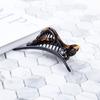 10cm Celluloid Alligator Side Slide Hair Luxury Handmade French Design Fashion Claw Tortoise Shell Accessories Women Hair Clip