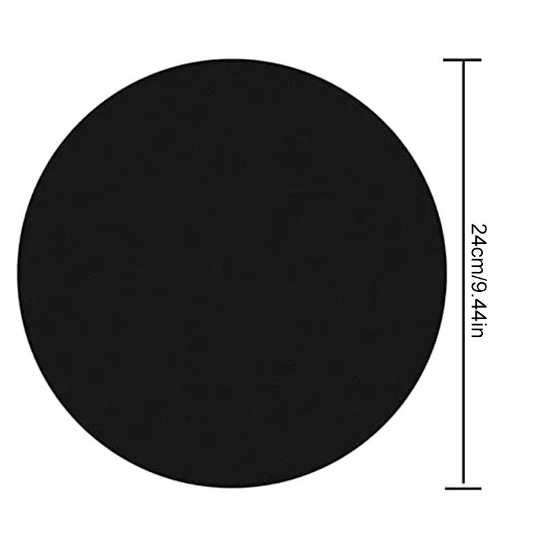 6Pcs Round Non-Stick Mat Pan Fry Liner Sheet Cooking Wok Kitchen Baking Pad BBQ Baking Mats Diameter 24cm Portable Kitchen Tools