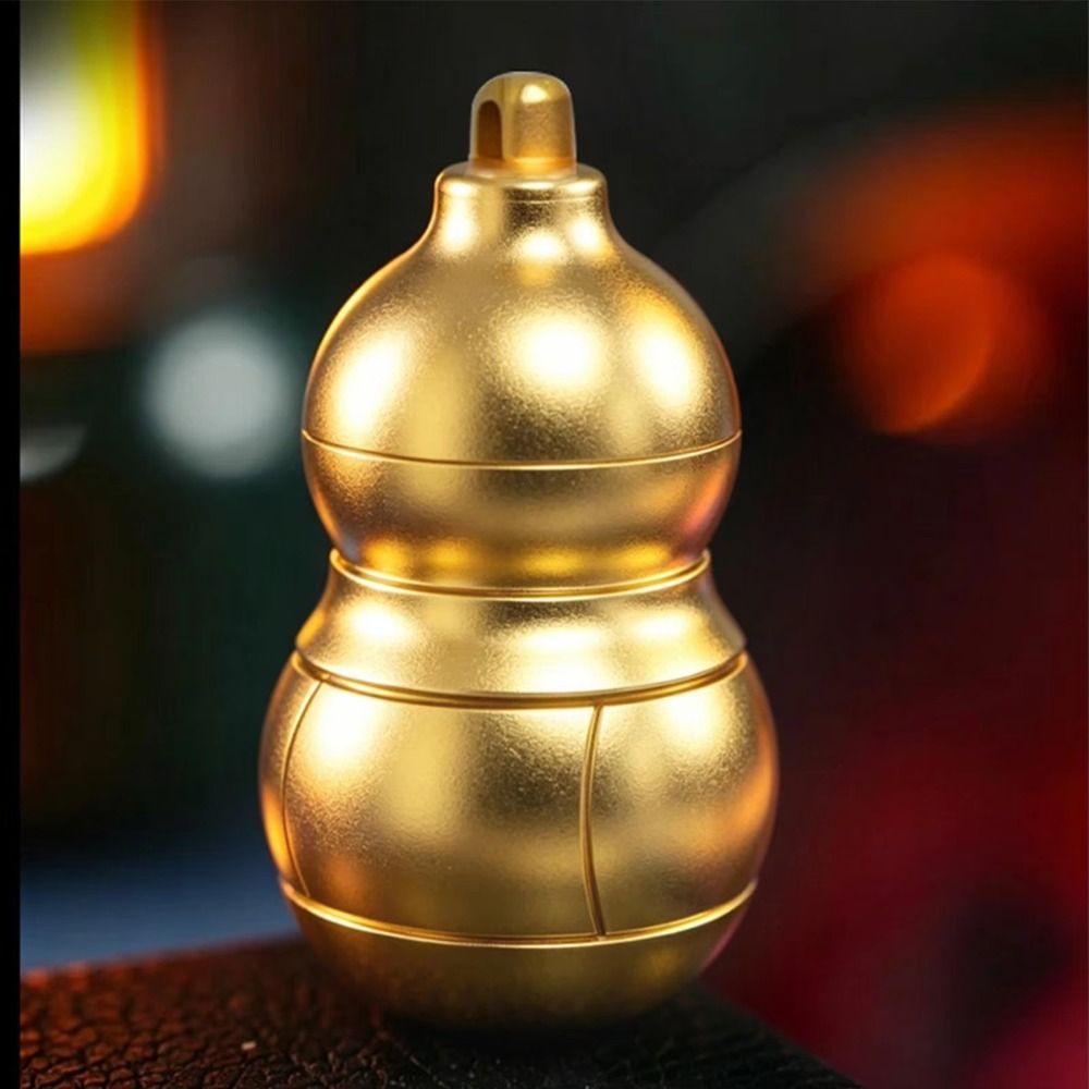 Gourd Shape Gourd Finger Gyro Keychain Detachable Mini Rotating Gadget Hanging Charm