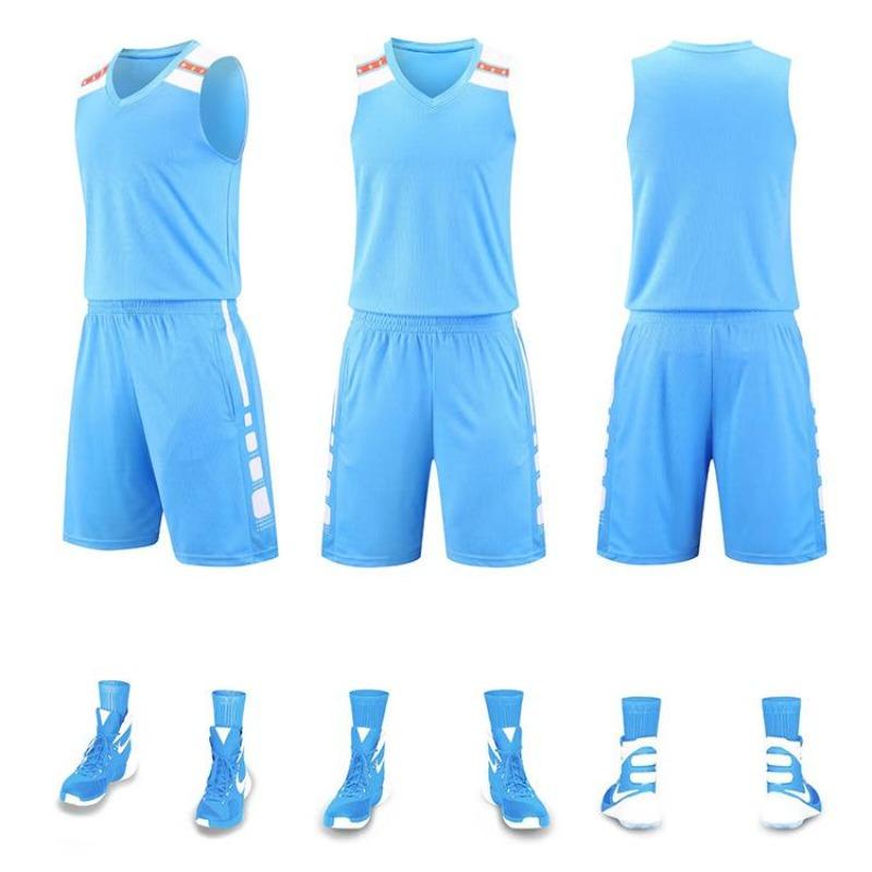 Tuta da Basket, Tuta Sportiva da Allenamento per Partite, Gilet, Maglia da Uomo Adulto Bambino, Traspirante Estiva da Donna