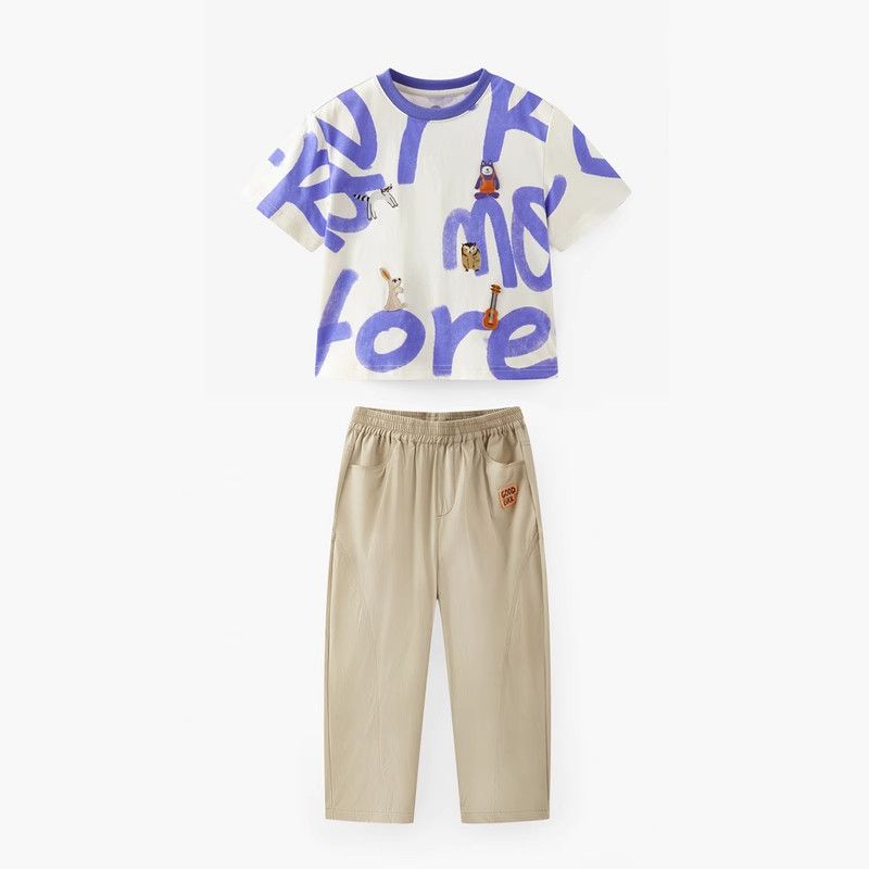 [Moisture-Absorbing and Quick-Drying] Mqd Boys' Casual Anti-Mosquito Pants, New Summer Style, Lightweight Dad Pants for Kids