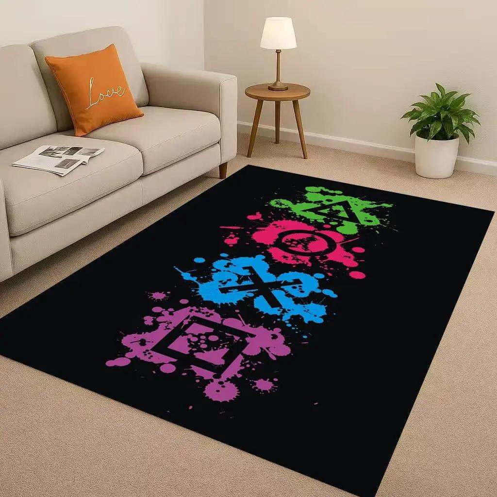 27 Style Game Zone Sign Gamer Controller Living Room Non-Slip Area Rug Carpet For Bedroom Kids Playroom Sofa,Home Decor Doormat