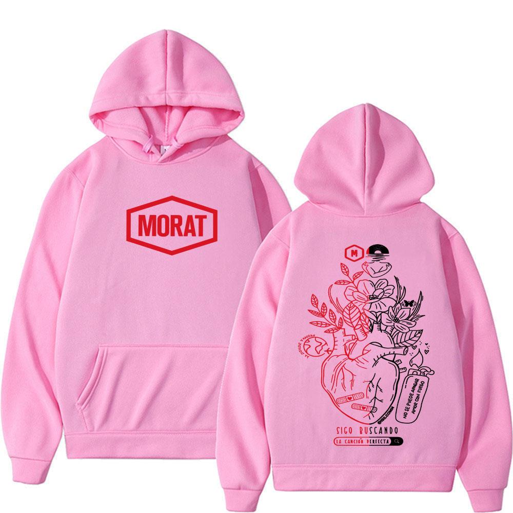 Rock Band Morat Album Graphic Printed Hoodies Unisex Hip Hop Vintage Trending Pullover Long Sleeve Comfort Hooded Sweatshirts