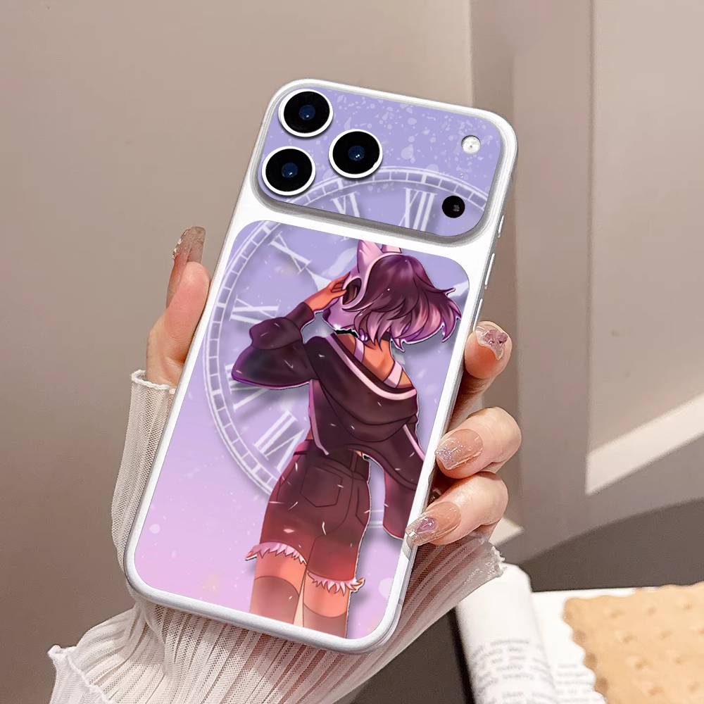 Aphmau Cute Girl Funny For Apple IPhone 17 Pro 17 Pro Max Back Cover Decal Wrap Skin Colorful Rear Protective Sticker Film