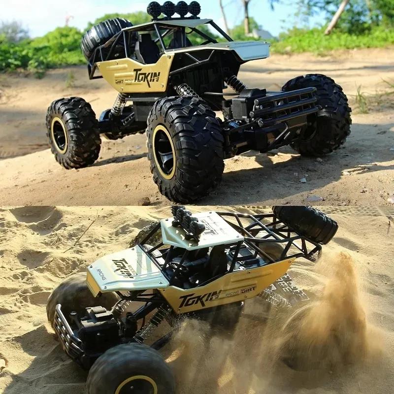 Remote Control Off Road Rc Car Radio Climbing Super Alloy Truck Buggy 4x4 Rtr Vehicle Electric Toy For Children Kid Gift