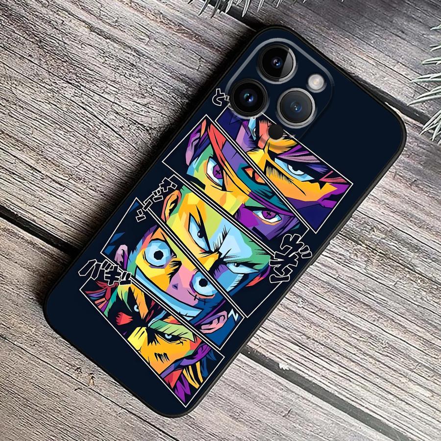 Anime One Piece Luffy Case for Apple iPhone 11 13 Pro SE 15 14 XR 16e 8 Plus XS X 16Pro Max 12 Mini 7 6s Soft Cover