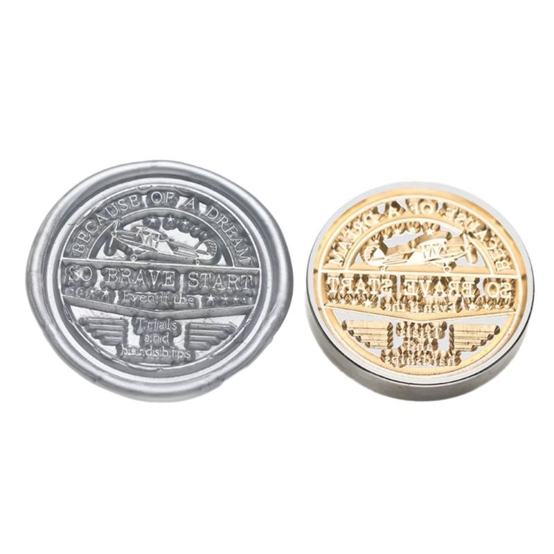 5Pcs Butterfly Rose Embossed Seal Stamp Replaceable Seal Stamp Head for Letter Envelope Christmas Card Party Invitations