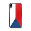 Coque Téléphone – Drapeau De La Tchéquie – Compatible iPhone XR – Étui Souple – Résistant Et Antichoc - Silicone - Pixelforma