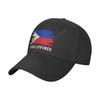 Baseballpet Filipijnse Vlag Cool Filipijnse Fans Wilde Zonneklep Met Klep Verstelbaar Buitendopjes voor Unisex Vrouwen