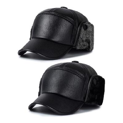 Stylish Hat Furry Baseball Hat for Men Hip Hop Hat Stylish Elderly Trend