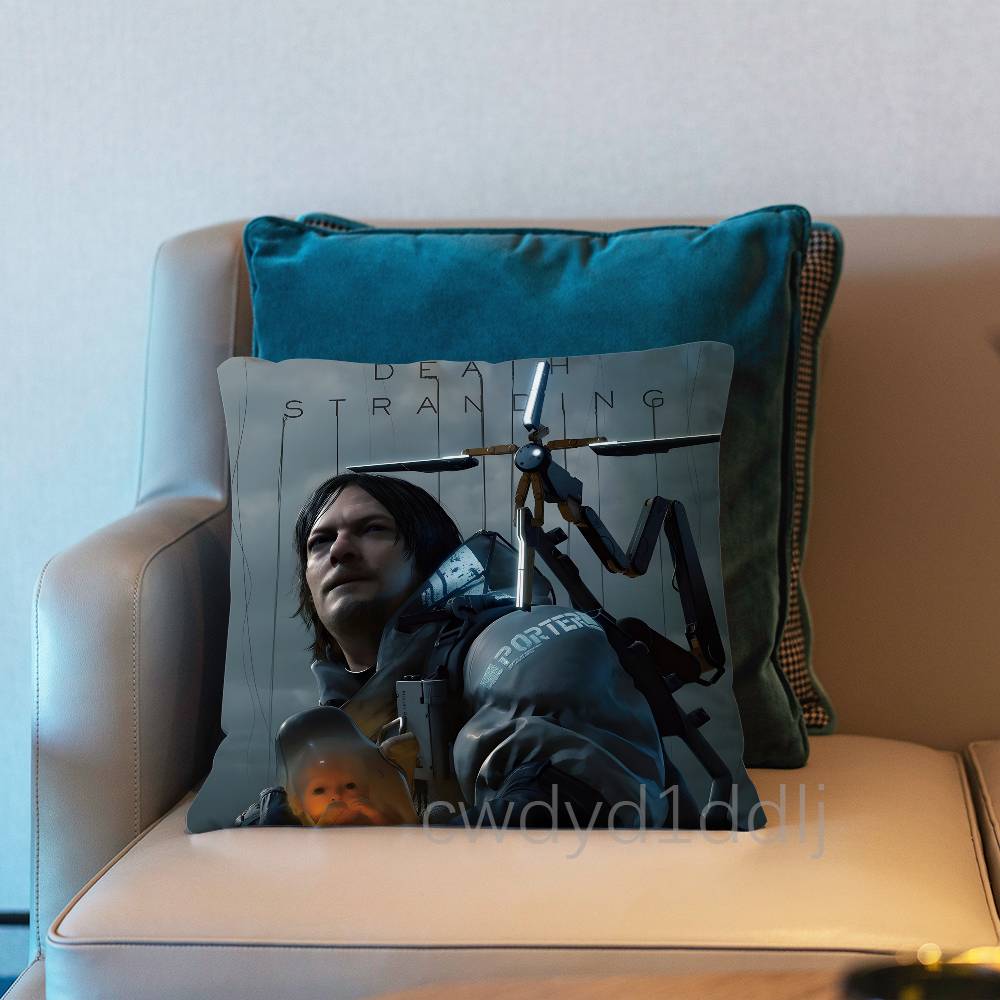 

DDeath Stranding 2 On The Beach Pillow Case Cover Square Sofa With For Pattern Comfortable Cushion suitable Of Room 30x30cm