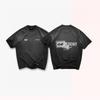 Unisex Oversized Streetwear Cotton Tee - Bold Letter Print Soft Heavyweight 300-350g Casual T-Shirt