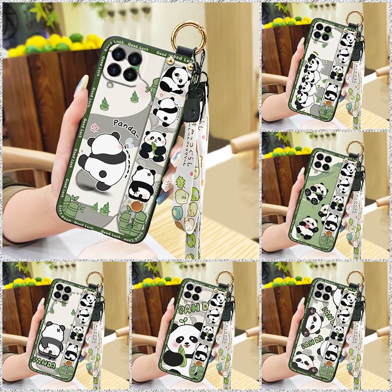 Soft case Silicone Phone Case For Samsung Galaxy M33 5G Global/SM-M336B/DS/Jump2 Cartoon Protective Lanyard Wristband