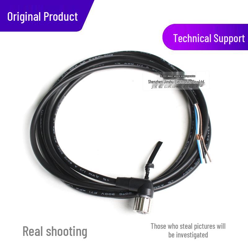 Proximity Sensor Cable XS2F-M12PVC4A2M, Right Angle 4-pin, 2m