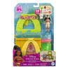 Mattel Disney Princess Moana and the Castle Castle Mini Dolls House Play Set with Mini Dolls Ages Orange JDP58 (Stackable Series! Doll) Dress-up & 3+