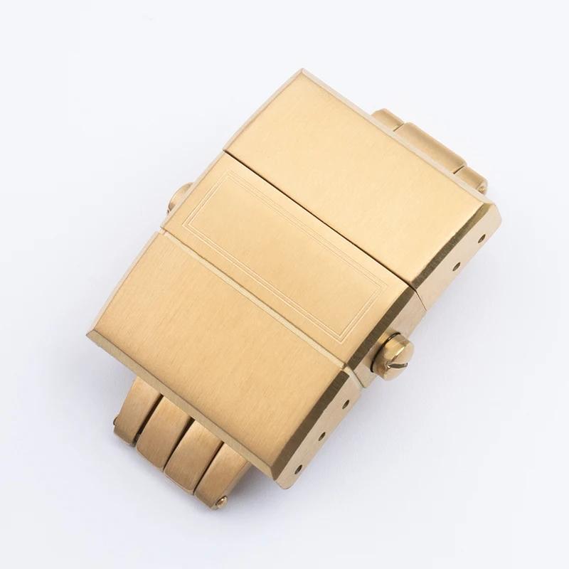 For Ulysse Nardin Athens Watch Strap Folding Buckle Rubber Silicone 316 Stainless Steel Butterfly Clasp Watchband Accessories 20