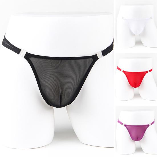 Men Underwear Sweat-absorbent Comfortable Non-Fading Summer Men G-strings Underpants for Male