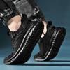 Marathon Men's Shoes Summer Breathable Sports Shoes Men's 2025 New Casual Shoes Lightweight Soft-soled Running Shoes
