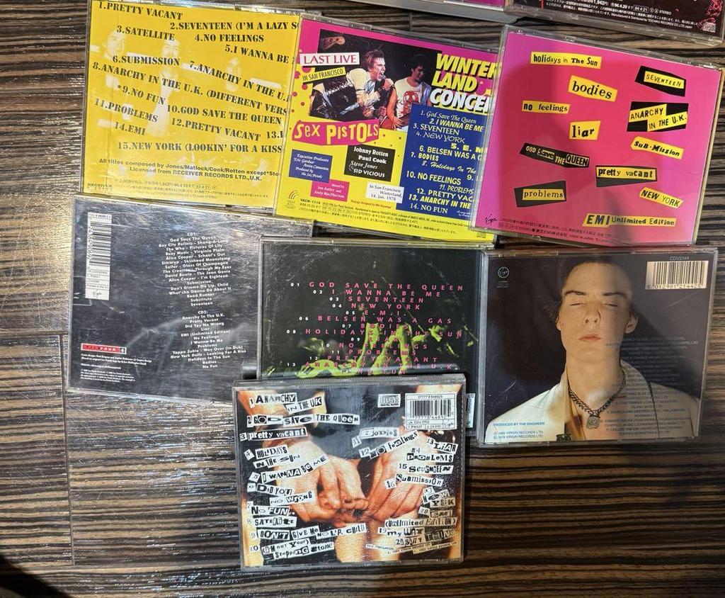 [USED] SEX PISTOLS 13 CD set including boot edition Sex Pistols