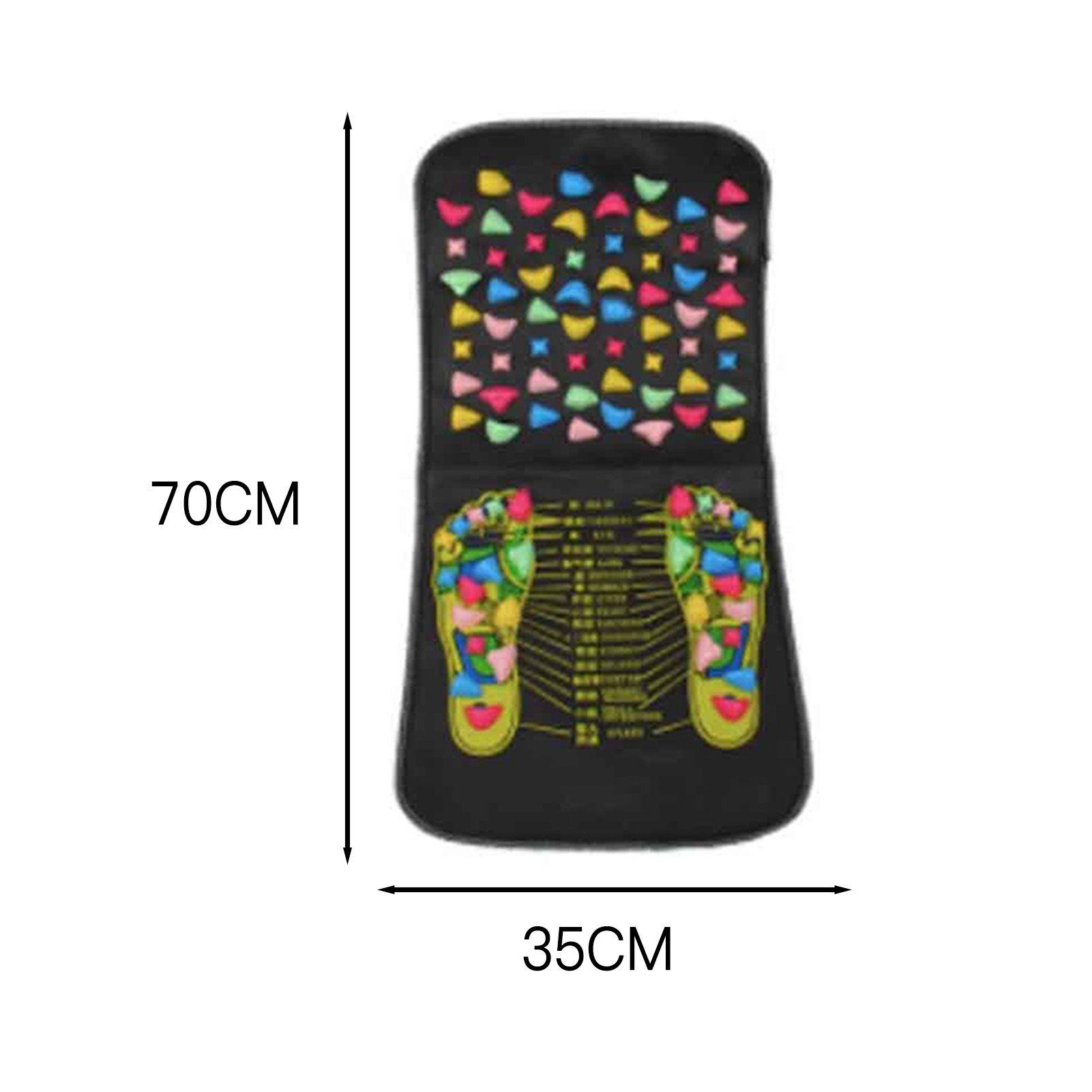 

Foot Acupuncture Pad Reflexology Massage Mat Foot Stone Mat Healthy Blood Circulation Mats 70*35cm