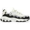 Skechers D'Lites Women White Black Low Top Dad Shoes Comfortable Trendy 896273-NTBK
