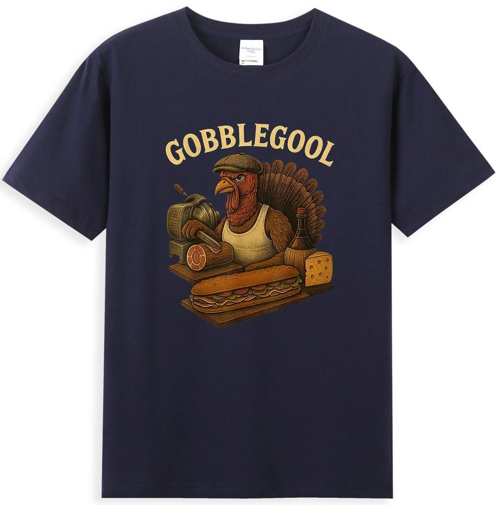 Gobblegool Turkey Thanksgiving Funny Unisexs Tshirt S