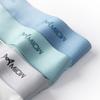 MiiOW 4Pcs Lot Men Boxer Shorts Graphene Antibacterial Ice Silk Underwear Man Boxershorts Seamless Breathable Male Panties L-5XL