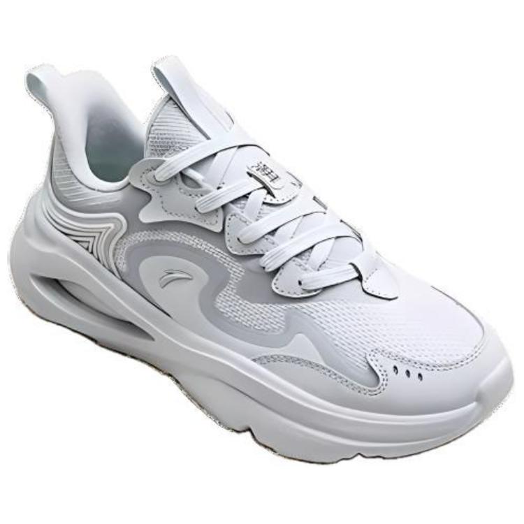 Anta Tide Worship 5.0 Simple Versatile Non-Slip Wear-Resistant Low-Top Lifestyle Casual Shoes Women sneaker Gray 122418840-4