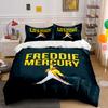 "Freddie Mercury Iconic Pose Design" Print Bedding Set Duvet Cover Pillowcases (1* Duvet Cover 2* Pillowcases Do Not Include Comforter)