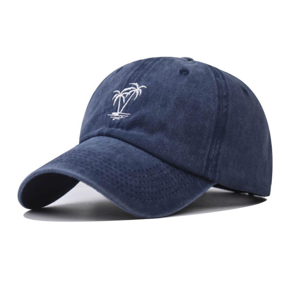 Thin Embroidery Baseball Hat Retro Washed Cotton Baseball Cap Apparel Accessories Shade Hat  Men