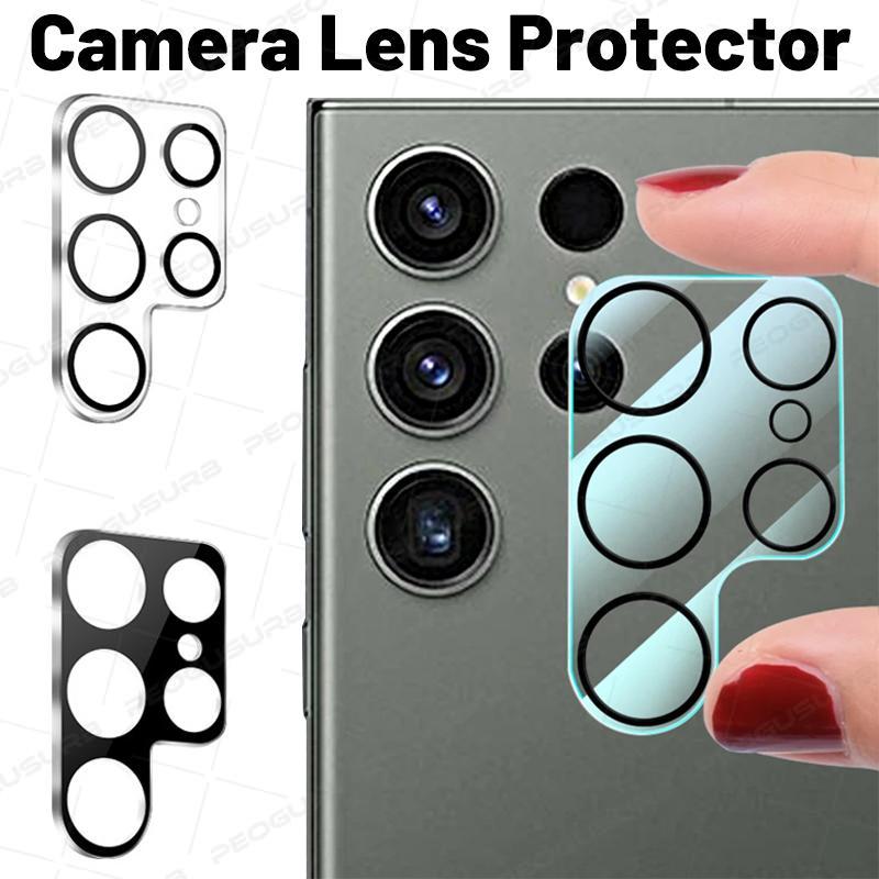 3D Lens Tempered Glass For Samsung Galaxy S22 S23 S24 S25 Ultra Plus Camera Screen Protector