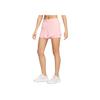 Falsche zweiteilige mittelhohe gebundene Sportshorts Damen Shorts Rosa HJ5377607