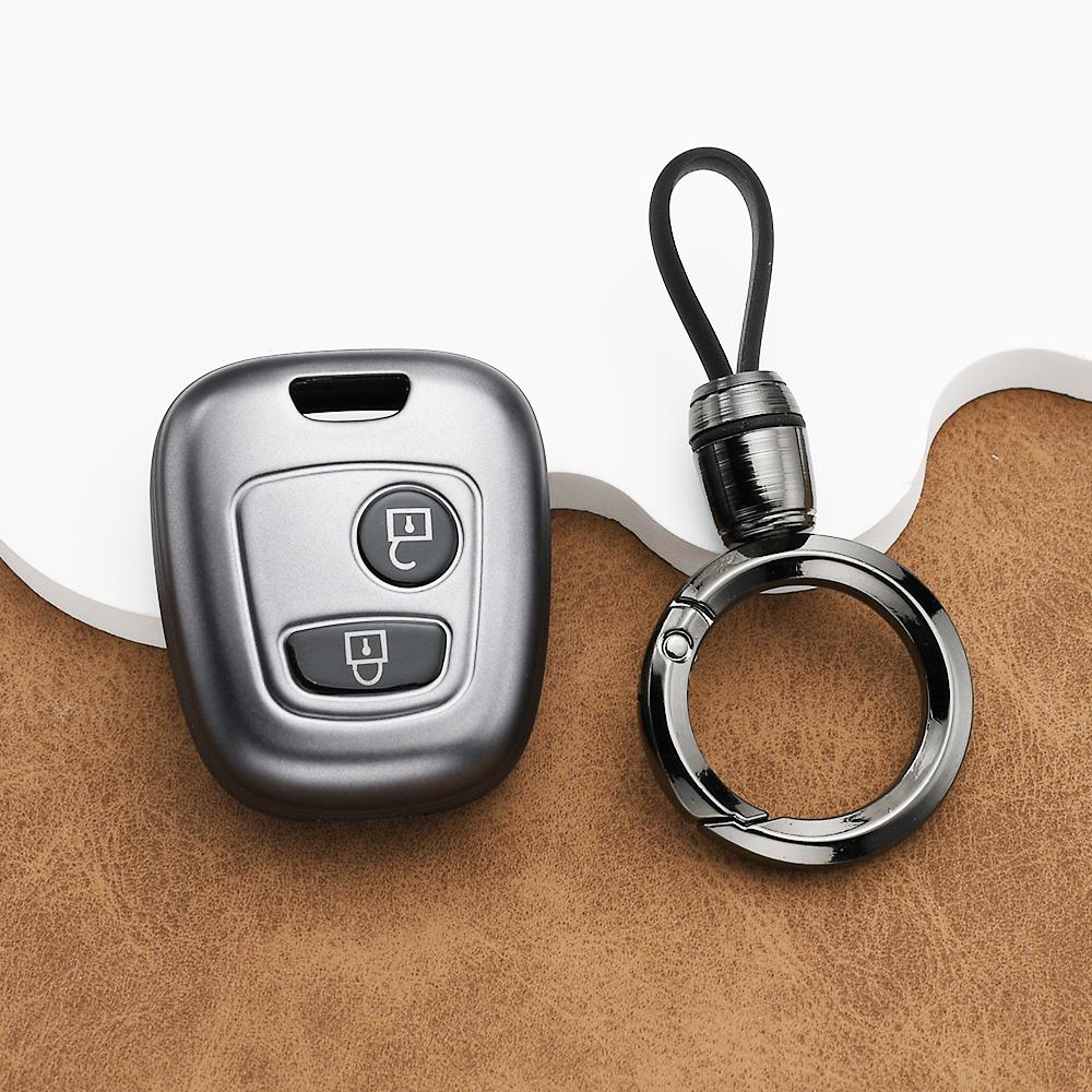 Auto Keyless TPU Shell for Citroen C1 C4 for Peugeot 307 407 206 306 406 107 207 Remote Car Key Fob Case Cover Accessories