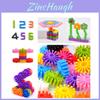 Big Particles Gear Shape Building Blocks Diy Creative Playset For Children