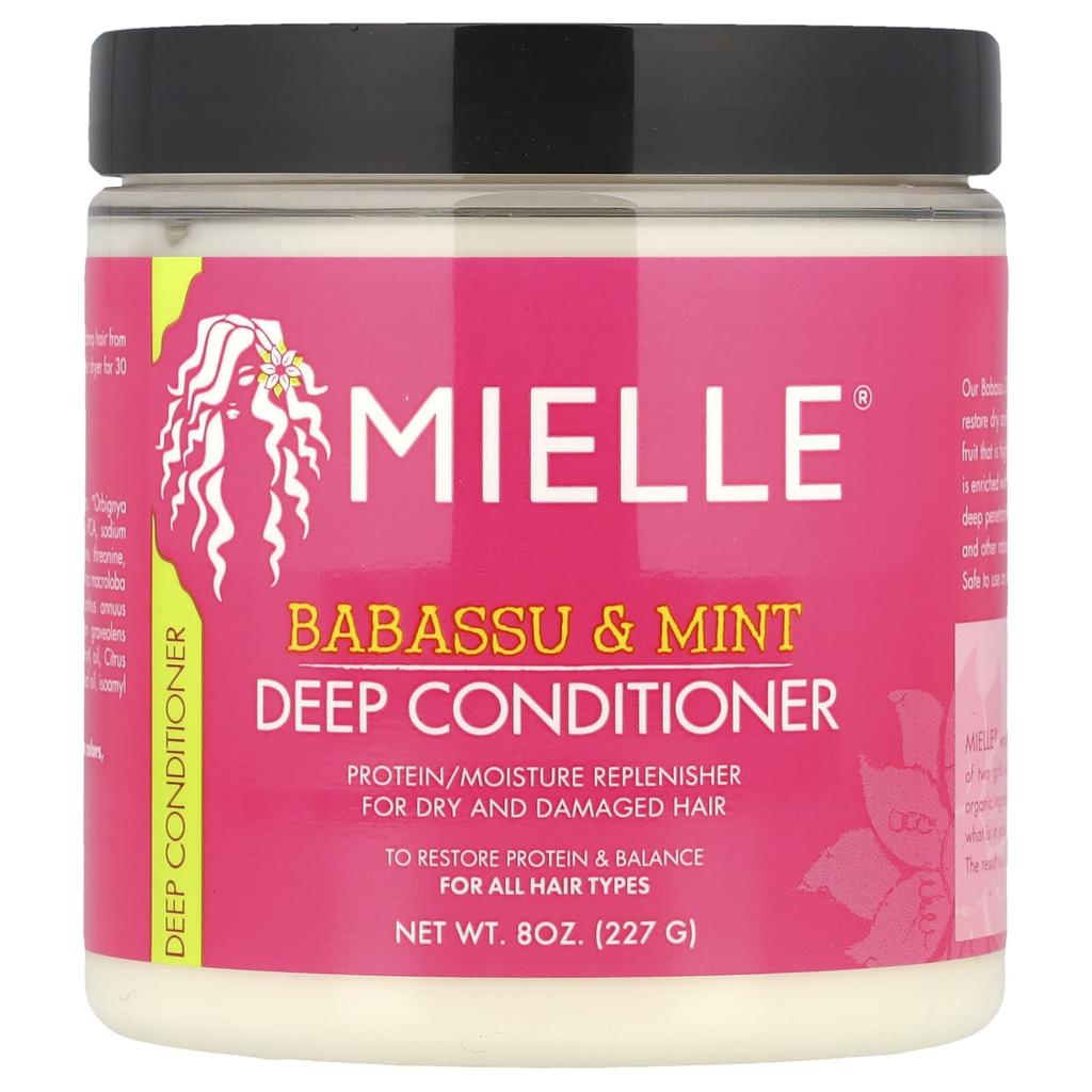 Deep Conditioner, All Hair Types, Babassu & Mint, 227G(8Oz)