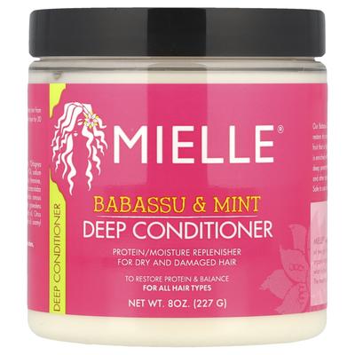 Deep Conditioner, All Hair Types, Babassu & Mint, 227G(8Oz)