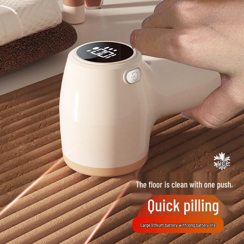 Rechargeable Lint Remover: Portable, Dual-Function, with Digital Display