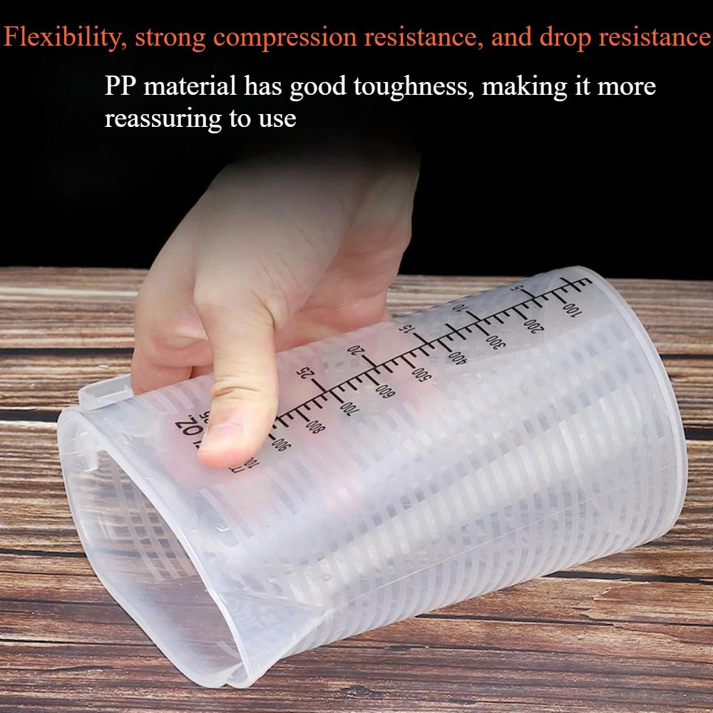 Thickened Baking Measuring Cup with Scale, Measuring Cup with Dust Cover, High-temperature Resistant Baking Measuring Cup