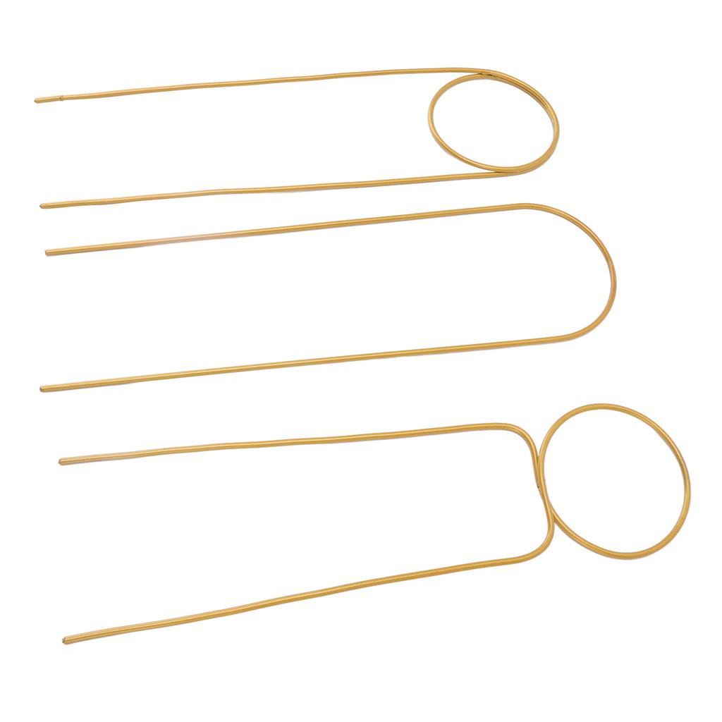 3 Pcs Plant Trellis 40cm Wrought Iron Metal Plant Climbing Trellis Indoor Green Plant Potted Flower