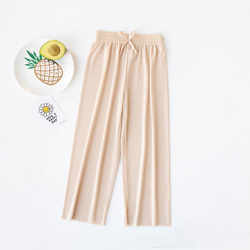 

Детские штаны YUBAOBEI, летние детские штаны из ледяного шелка с защитой от комаров, тонкие корейские повседневные штаны для мальчиков и девочек 150 абрикосовый