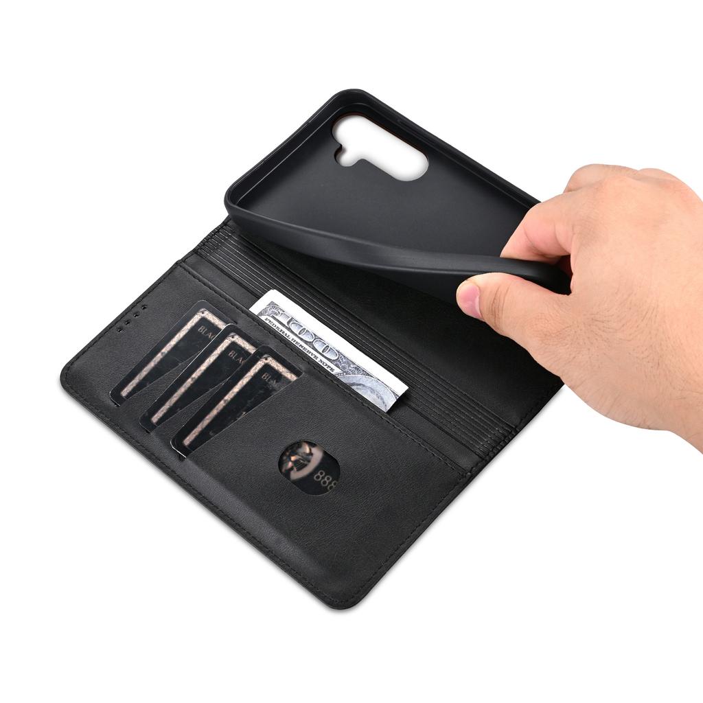 AZNS For Samsung Galaxy M55 5G/C55 5G/F55 5G Case Wallet PU Leather Magnetic Absorption Phone Cover