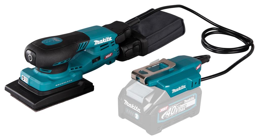 Makita BO005CGZ 40Vmax oppladbar orbitalsliperkropp kun og lader selges 1 enhet (batteri separat)