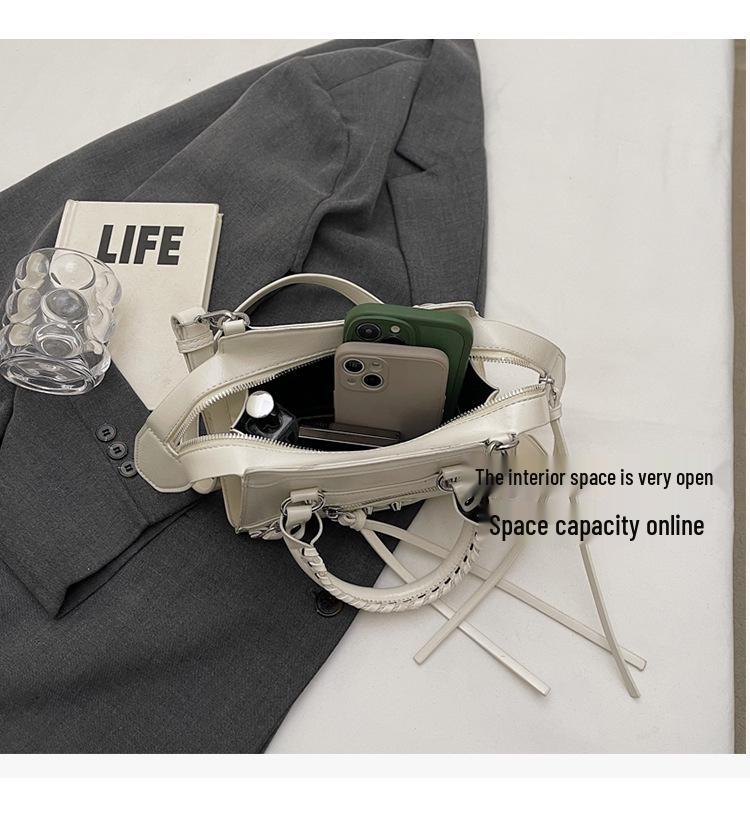 2025 Άνοιξη Χειροποίητη Τσάντα Χιαστί με Ρετρό Τρουκς: Γλυκιά & Πικάντικη Τσάντα Ώμου για Μοντέρνες Γυναίκες