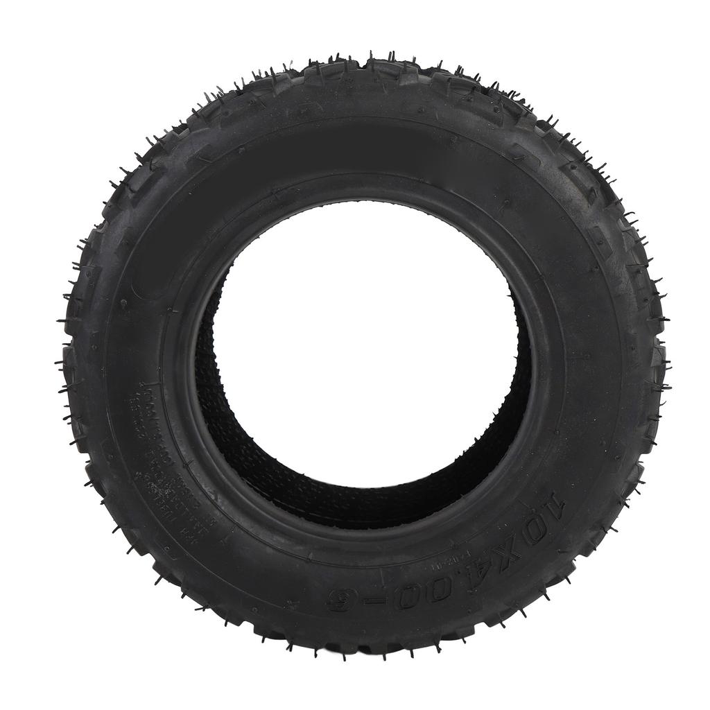 10x4.006TL Electric Scooter Vacuum Tire 10 Inch Rubber Vacuum Wheel Tire Replacement for Electric