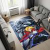 Fullmetal Alchemist Brotherhood Rug, Edward Alphonse Lightning Thunder Anime Print Carpet, Storm Background Floor Mat