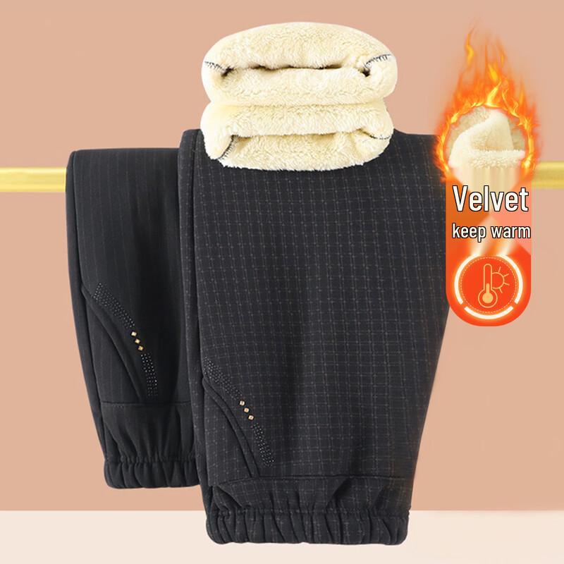Женские утепленные зимние брюки большого размера YUZHAOLIN 4XL